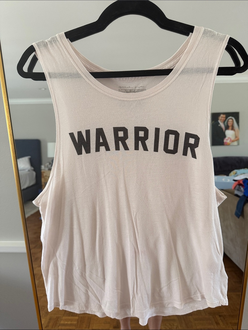 Spiritual Gangster Cream WARRIOR Muscle Tank